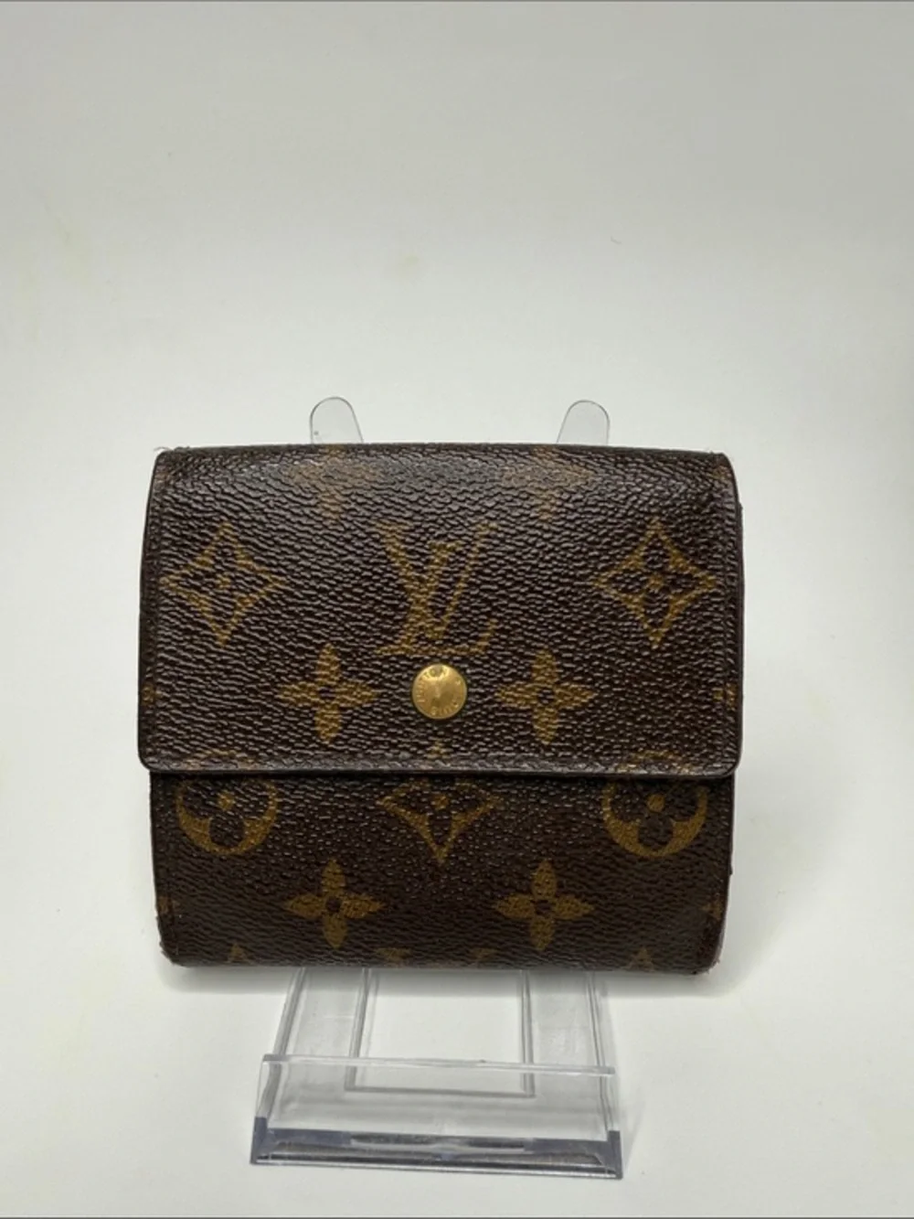 Louis Vuitton Elise Brown Monogram Wallet Tri-Fold | Unisex | Pre-Owned |